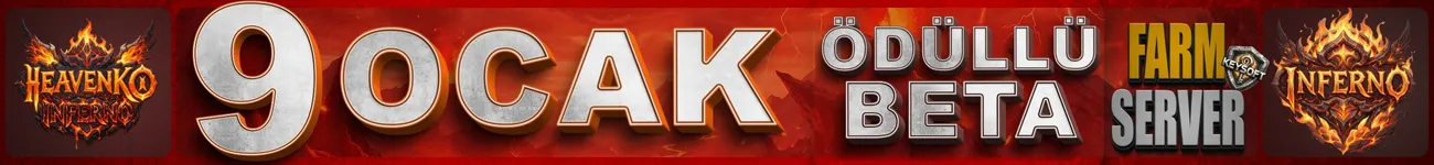 HEAVENKO INFERNO - FARM SERVER - OFFICIAL 30 OCAK - ÖDÜLLÜ BETA 9 OCAK